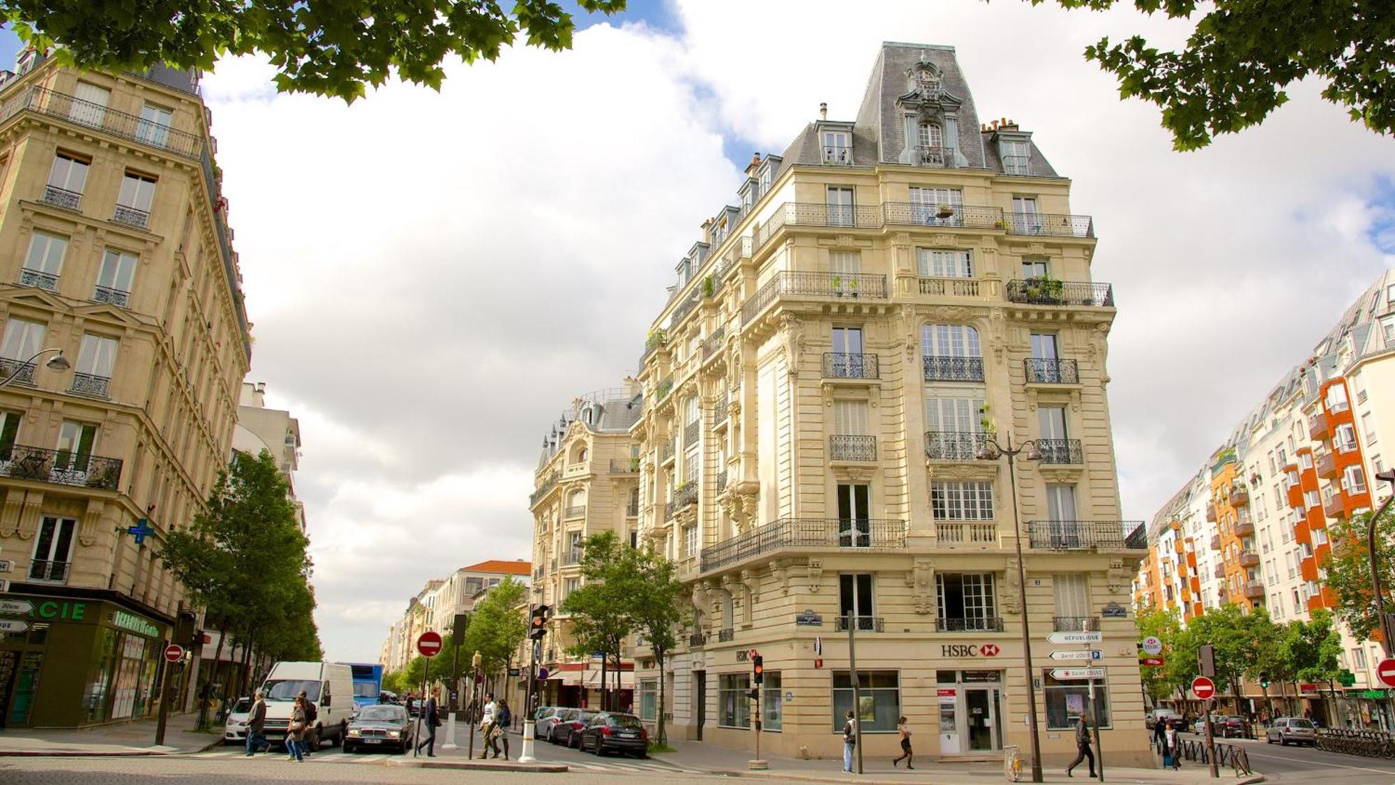 Beautiful Panoramic Terraced Studio In Paris Exterior photo